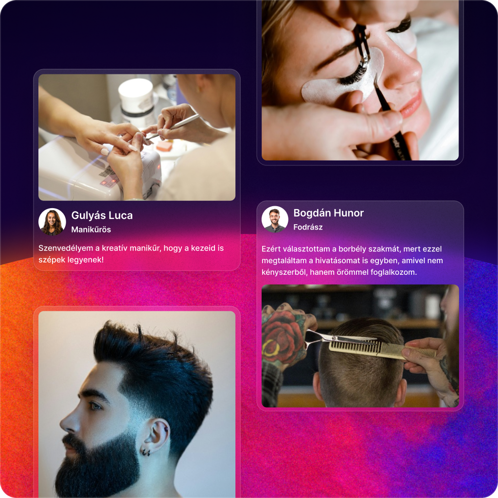 Referencia fotók és bemutatkozók